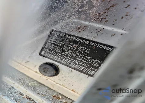 2012 BMW 535 Xi из США, поврежденный, VIN WBAFU7C55CDU60697